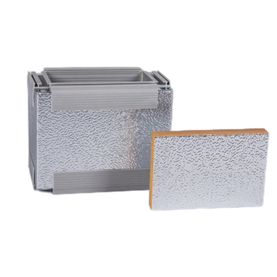 Novi stil materijala za klimatizaciju, predizolirana fenolna kanalska ploča za HVAC fenolni zračni kanal